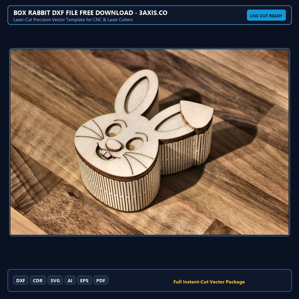 Box Rabbit dxf File Free Download - 3axis.co