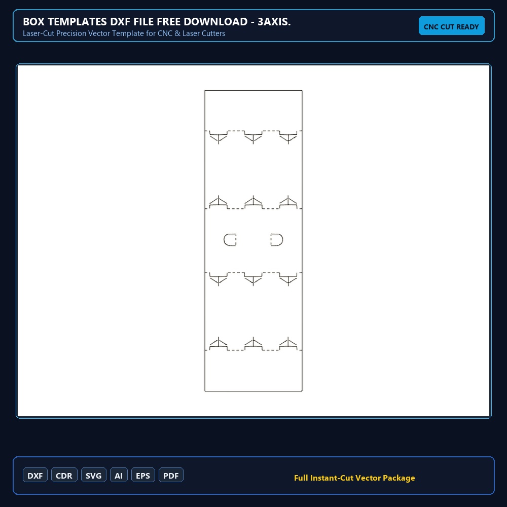 Box Templates dxf File Free Download - 3axis.co