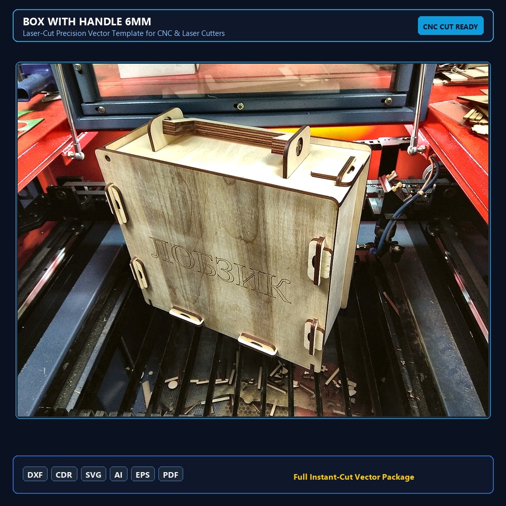 Box With Handle 6mm
