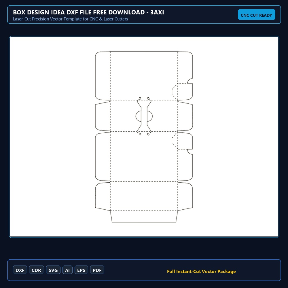 Box design idea dxf File Free Download - 3axis.co