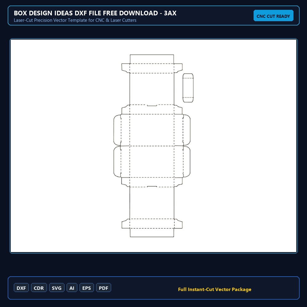Box design ideas dxf File Free Download - 3axis.co