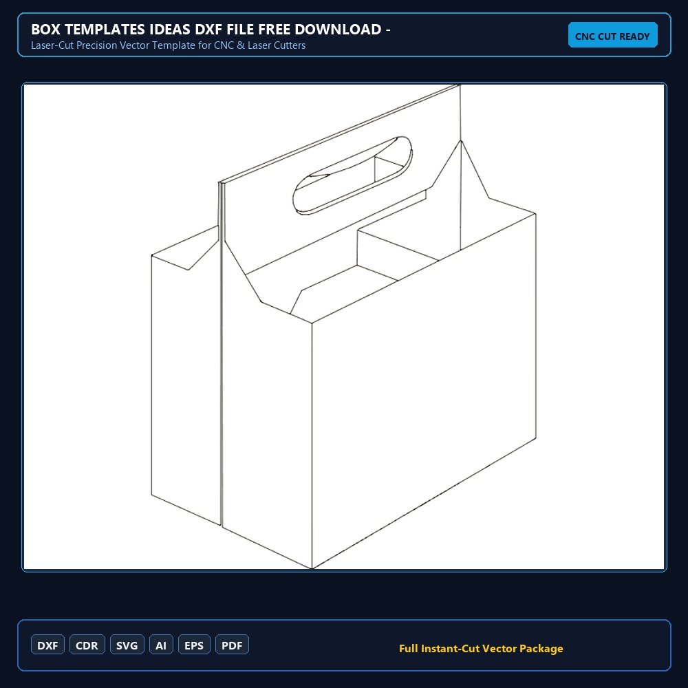 Box templates ideas dxf File Free Download - 3axis.co