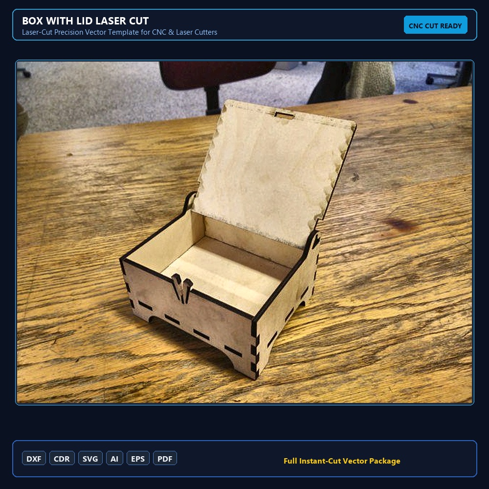 Box with Lid Laser Cut