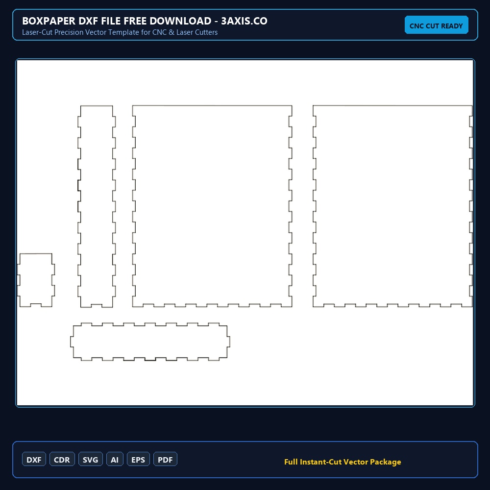 Boxpaper dxf File Free Download - 3axis.co