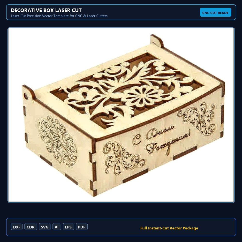 Decorative Box Laser Cut
