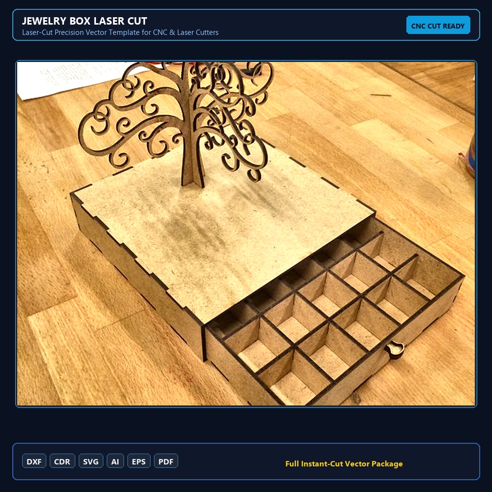 Jewelry Box Laser cut