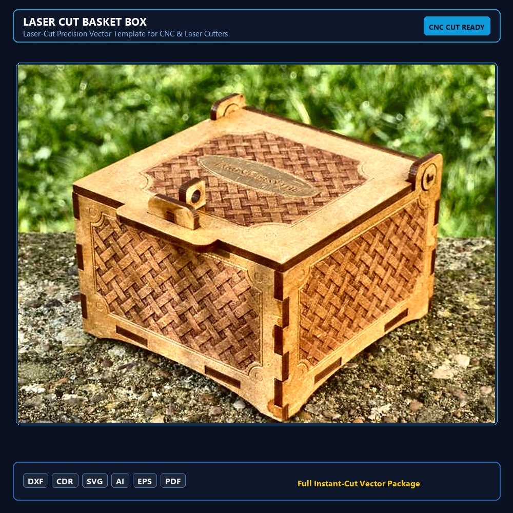 Laser Cut Basket Box