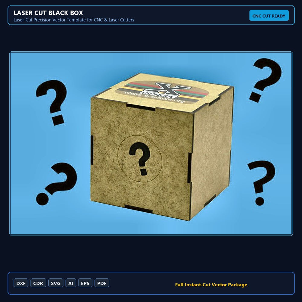 Laser Cut Black Box