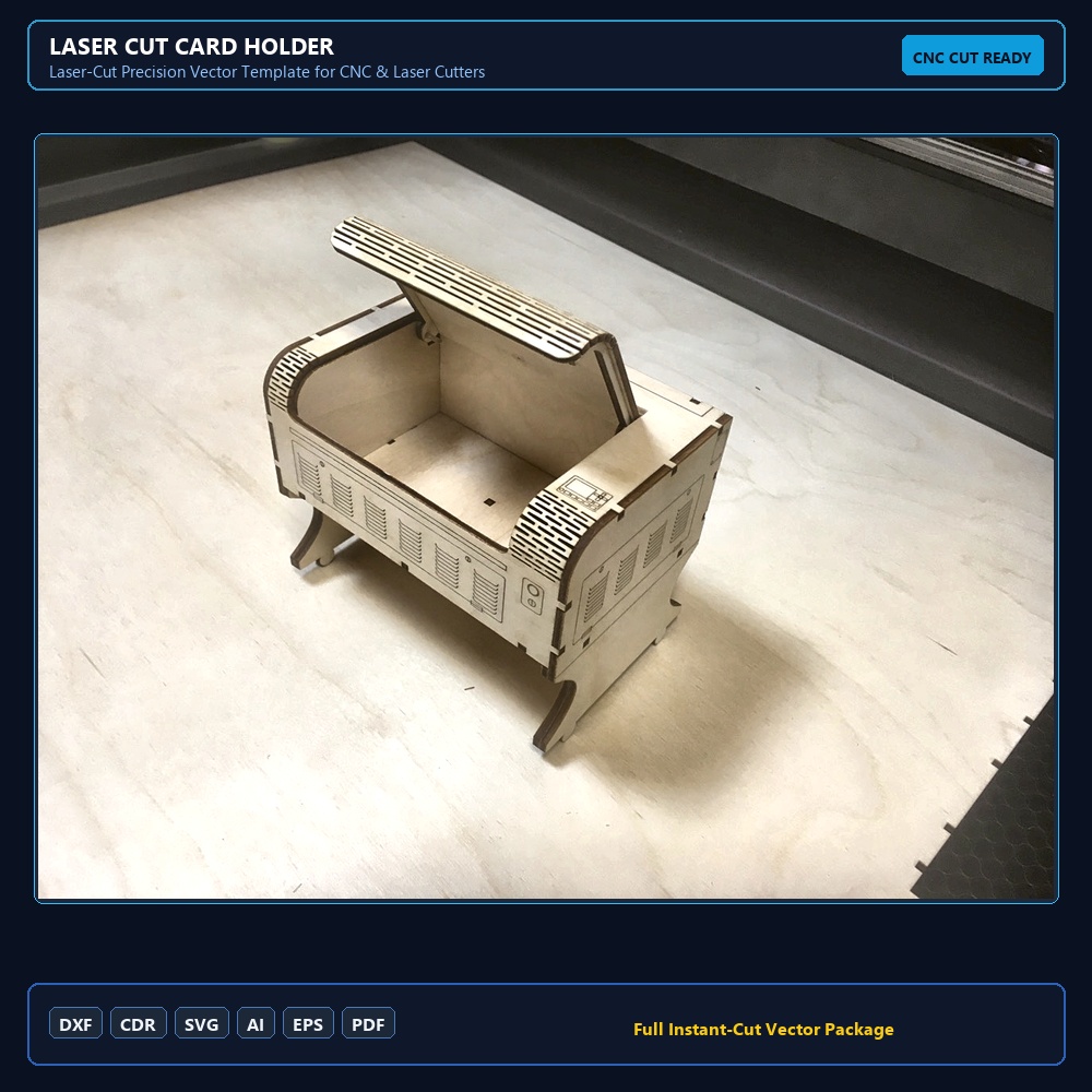 Laser Cut Card Holder