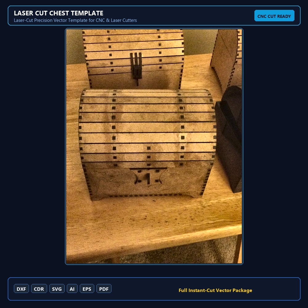 Laser Cut Chest Template