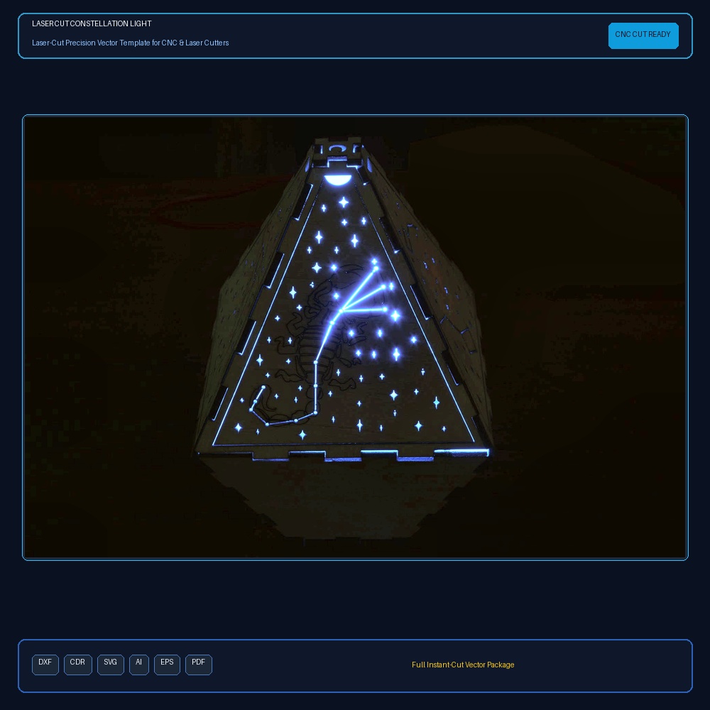 Laser Cut Constellation Light