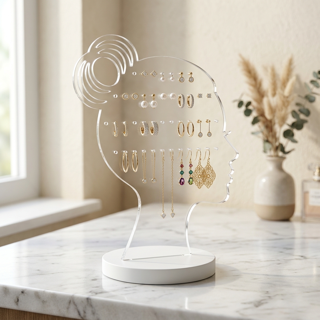 Laser Cut Earring Organizer