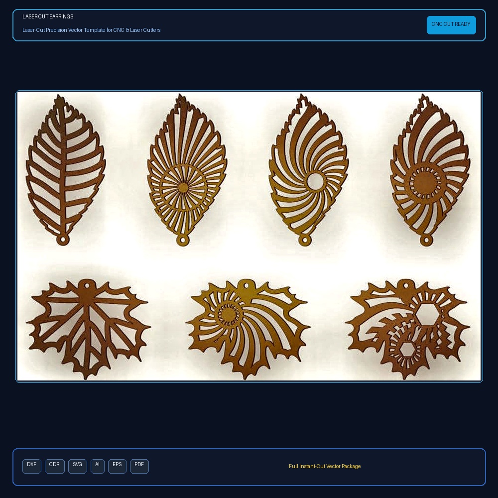 Laser Cut Earrings