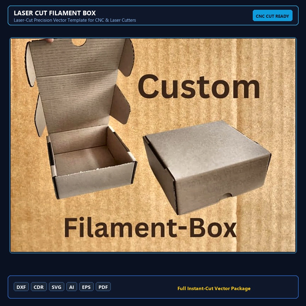 Laser Cut Filament Box