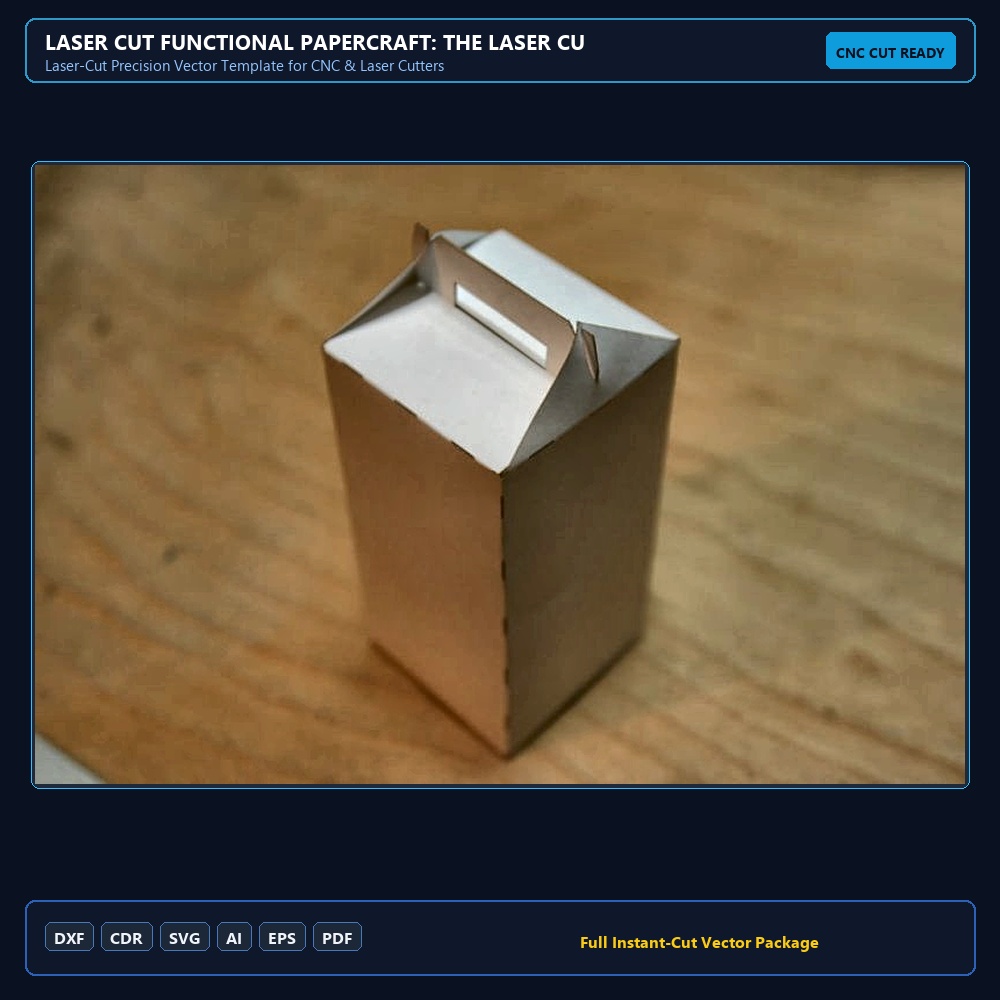 Laser Cut Functional Papercraft: The Laser Cut Takeout Box