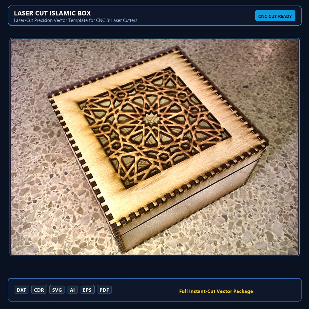 Laser Cut Islamic Box