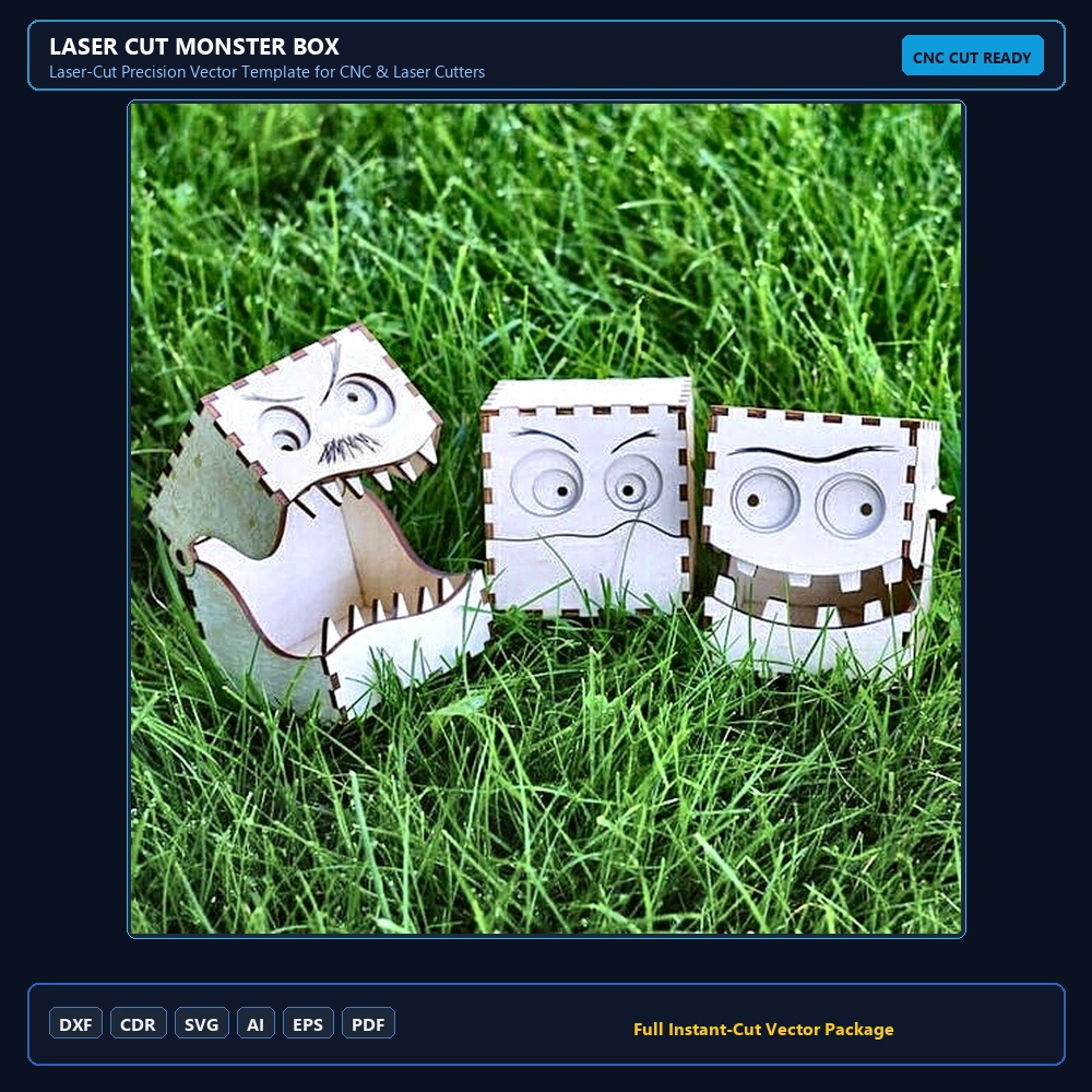 Laser Cut Monster Box
