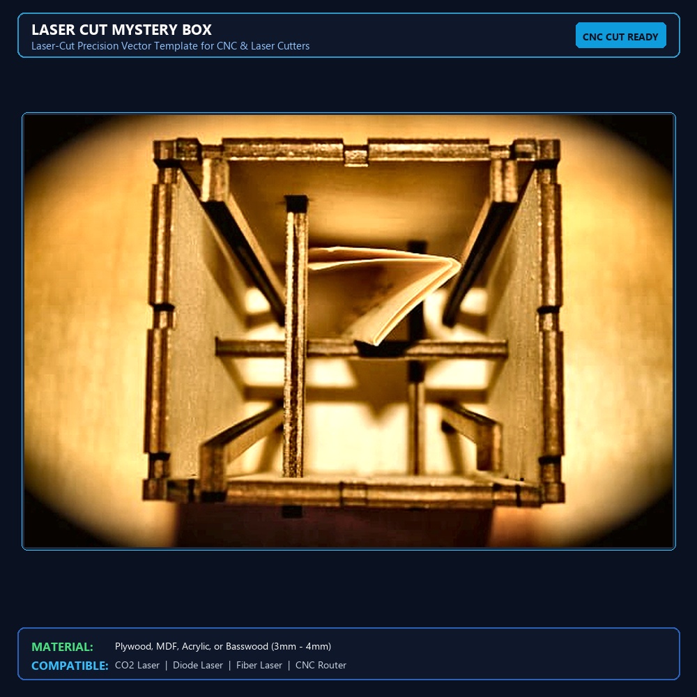 Laser Cut Mystery Box View 2