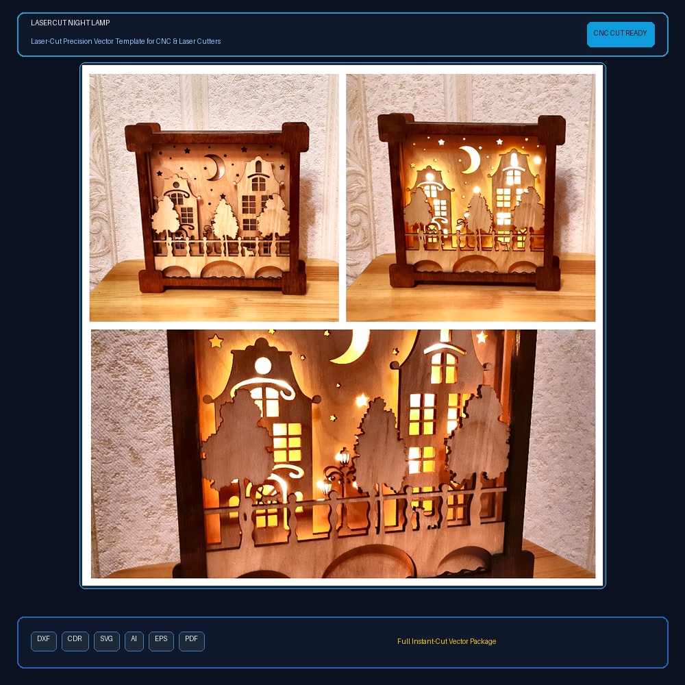 Laser Cut Night Lamp