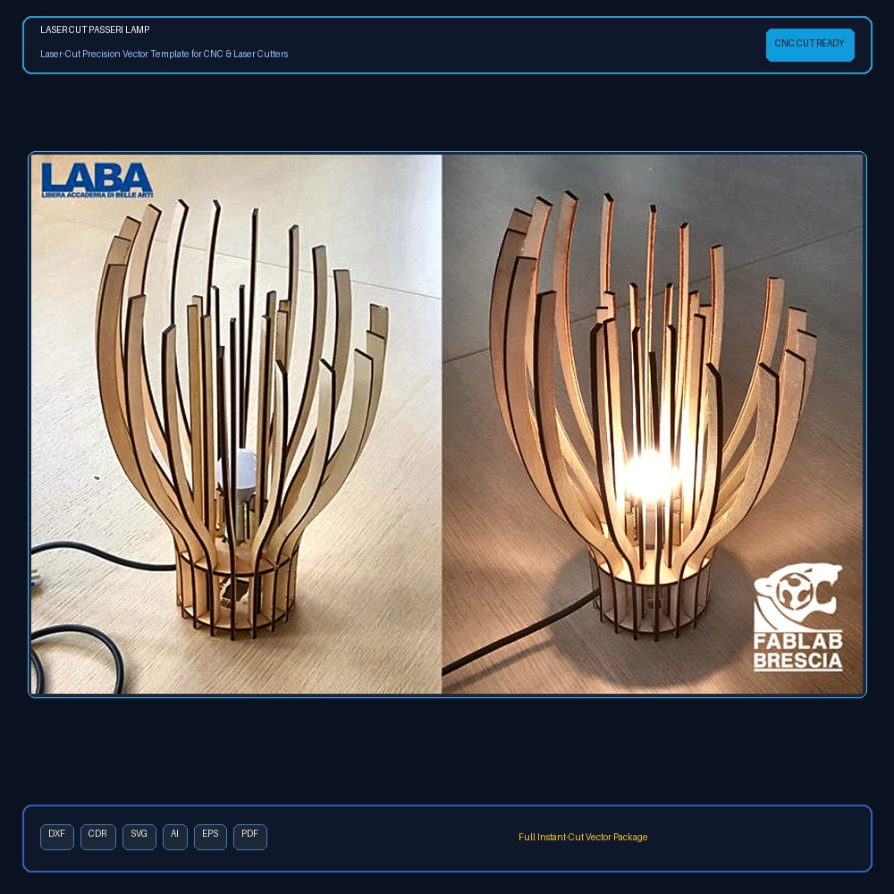 Laser Cut Passeri Lamp