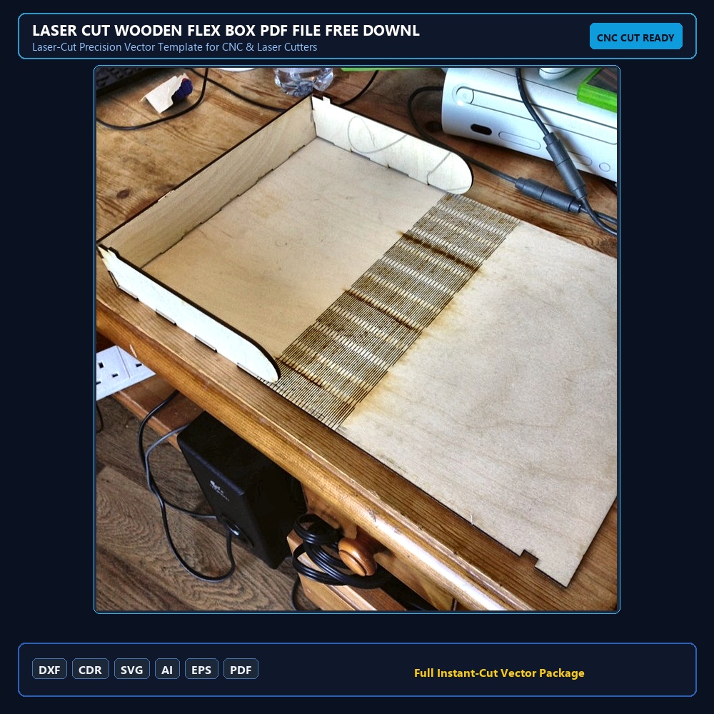 Laser Cut Wooden Flex Box PDF File Free Download - 3axis.co