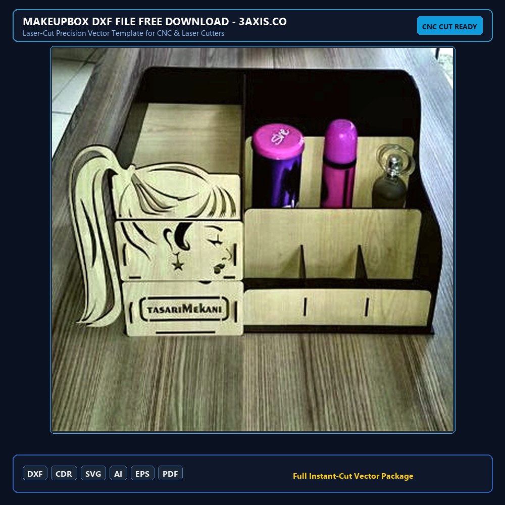 Makeupbox dxf File Free Download - 3axis.co