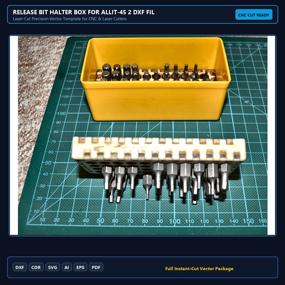 Release Bit Halter Box For allit-45 2 dxf File Free Download - 3axis.co