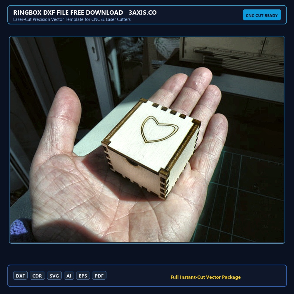 Ringbox DXF File Free Download - 3axis.co