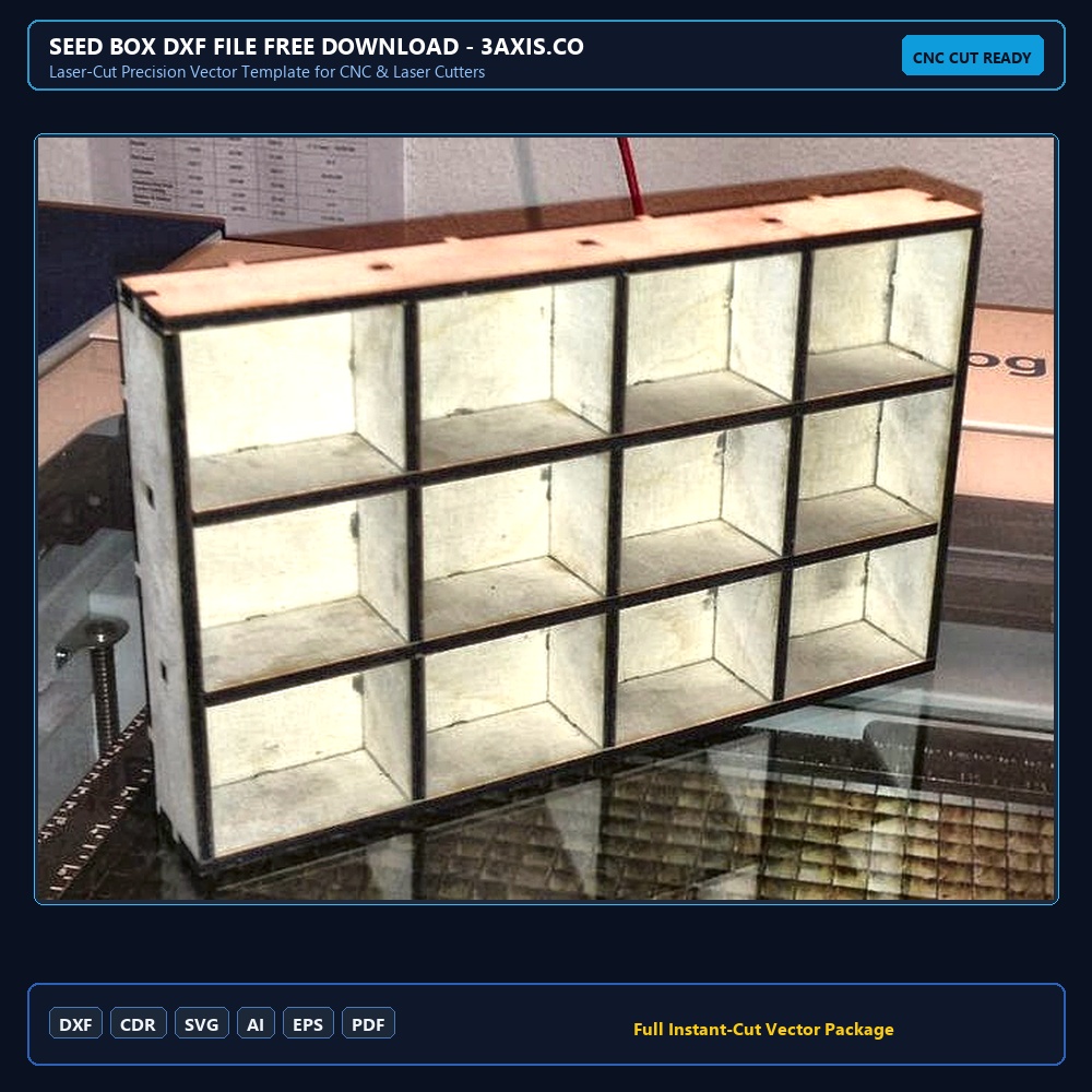 Seed Box DXF File Free Download - 3axis.co