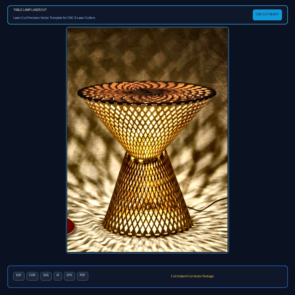 Table Lamp Laser Cut