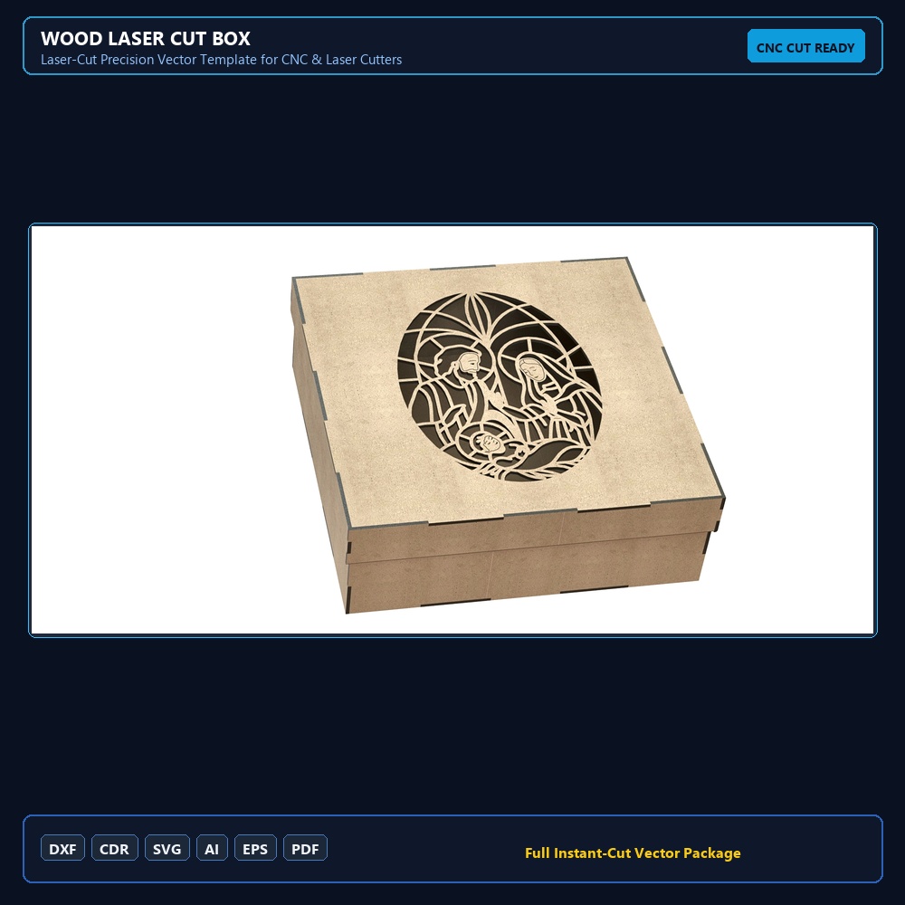 Wood Laser Cut Box